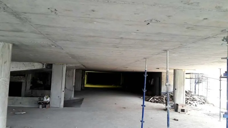 Concrete roof